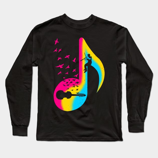 Music Viola D'amore Player Long Sleeve T-Shirt by barmalisiRTB